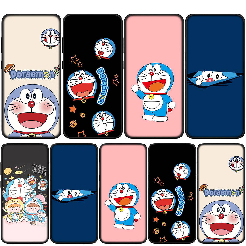 Чехол для iPhone 16 15 Xiaomi Redmi Note 14 13 12 11 Pro Max X 8 9 16e Samsung Galaxy S25 S24 S23 Moto G85 G24 OPPO Huawei Мультяшный чехол для телефона Дораэмон