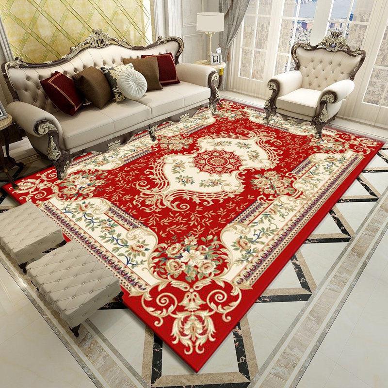 Европейский ковер Гостиная Ковер Бытовой Большой Коврик Для Пола Спальня Ковер Нескользящий Коврик Для Двери Коврик Для Девочек Ковер