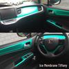 Jade Interior Carbon Fiber Console & Gear Stickers for Car Protection