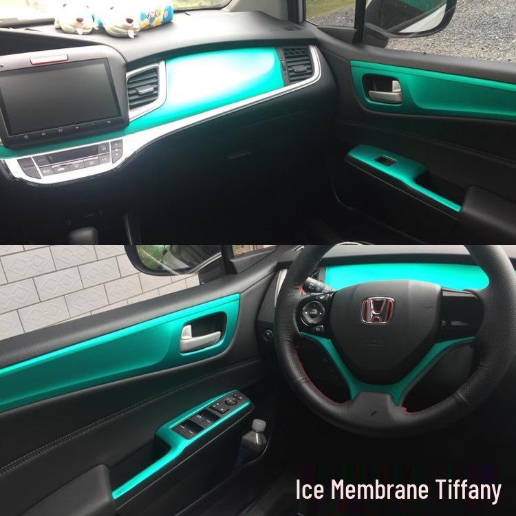 Jade Interior Carbon Fiber Console & Gear Stickers for Car Protection
