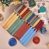 5pcs/Pack Sealing Wax Arrow Core Fire Lacquer Wax Sticks Stick Solid Color Stamps Makings For Sealing Envelopes Invitations Gift