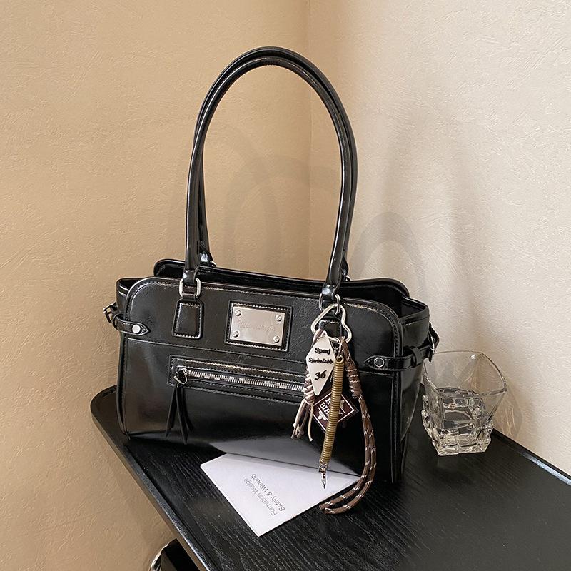 Премиальная сумка-мессенджер для通勤 в ретро-стиле большой вместимости женская новая на плечо сумка-мессенджер рабочая сумка-тоут