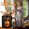 F-Caw-F Забавная курица Кофейная кружка Керамическая кружка для завтрака Новинка Петух Кофейные кружки Для женщин Мужчин Дом Работа День рождения Вечеринка