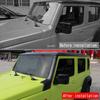Для Suzuki Jimny Nomade 2025 2026 ABS Черный матовый передняя декоративная накладка на стойку A лобового стекла Защита от царапин Накладка на кузов