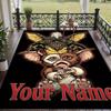 Custom Text Gremlins Gizmo Pattern Floor Rug Soft Indoor Carpet Mat Living Room Bedroom