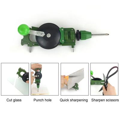 Мощный прецизионный ручной сверлильный станок по металлу, деревообработке, ручная кривошипная дрель для дома