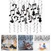 30Pcs Music Notes Hanging Swirl Decorations for Party and Event Celebrations with Musical Note Designing