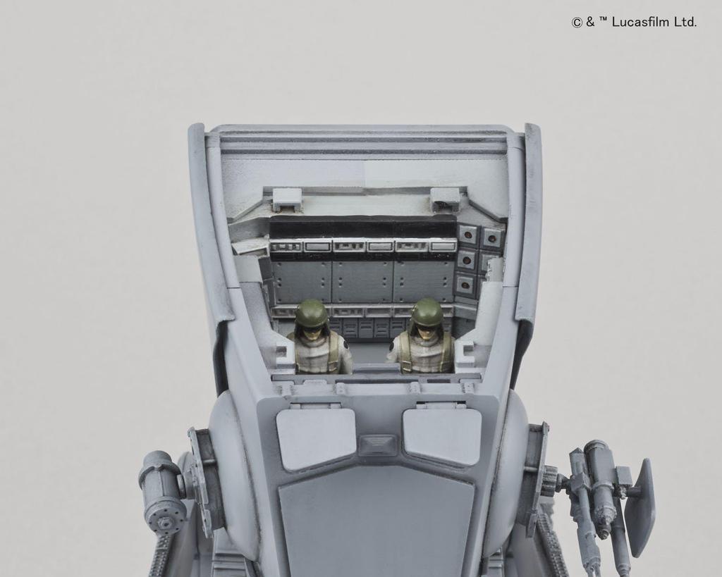 Пластиковая модель BANDAI SPIRITS Star Wars 1/48 AT-ST с цветовой кодировкой (новая версия)