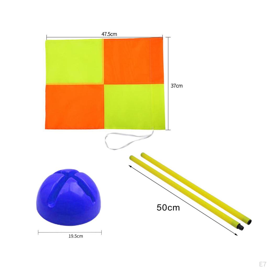 Футбольный уголок с флагом, футбольное поле, игровое оборудование для