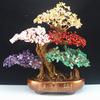 Chakra Crystal Tree with Healing Properties - Bonsai Feng Shui Money Tree for Wealth and Prosperity - 14" / 38cm