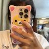 Милый медведь для iPhone 17 Pro max 16 15 14 13 12 Mini 11 Pro Max Xs XR 6 7 8 Plus SE Kawaii кошка силиконовый мягкий чехол