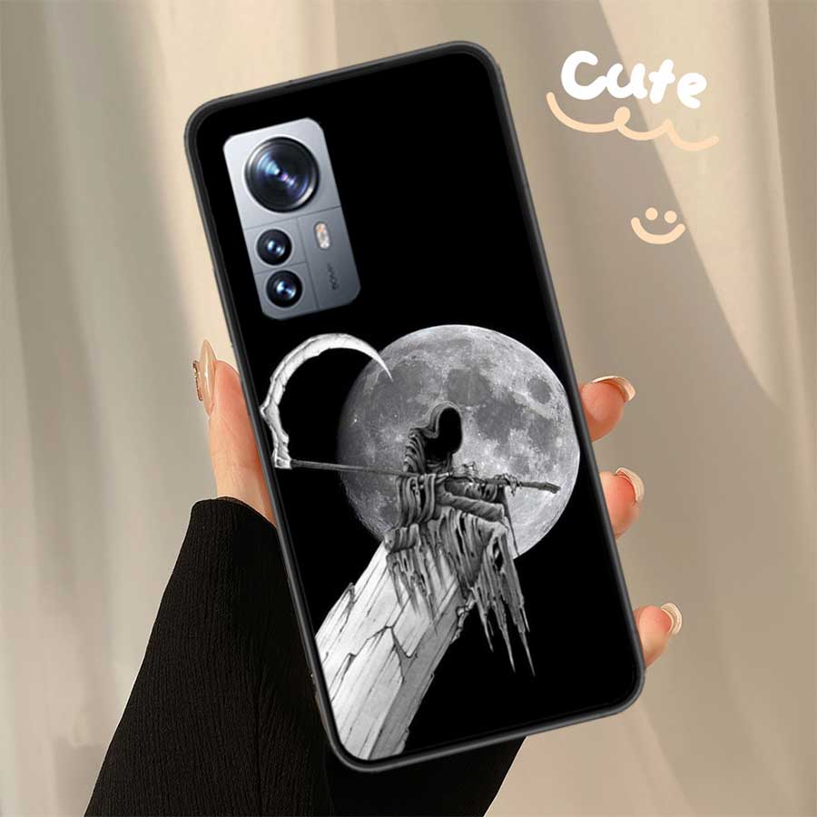 Чехол для телефона Смерть Жнец Череп для Xiaomi Poco X7 X6 X5 X4 X3 GT NFC M4 M5 Pro 5G M3 Mi F6 F5 F4 F3 F2 F1 Capa Coque TPU Cov