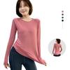 Женские топы с длинным рукавом для занятий йогой и пилатесом на осень