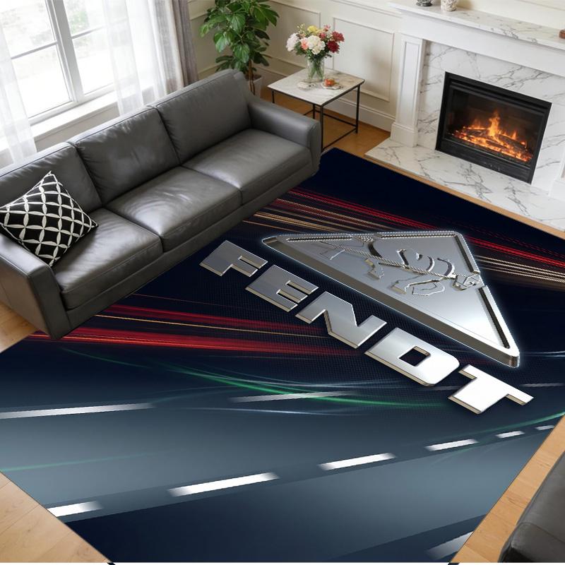 Fendt Print Crystal Velvet Plush Rug Wear?Resistant Anti?Slip Floor Mat For Indoor Household Decoration