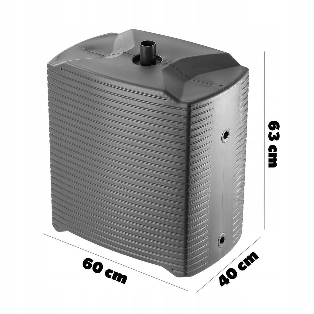 KADAX Zbiornik Na Deszczówkę Pojemnik Zestaw