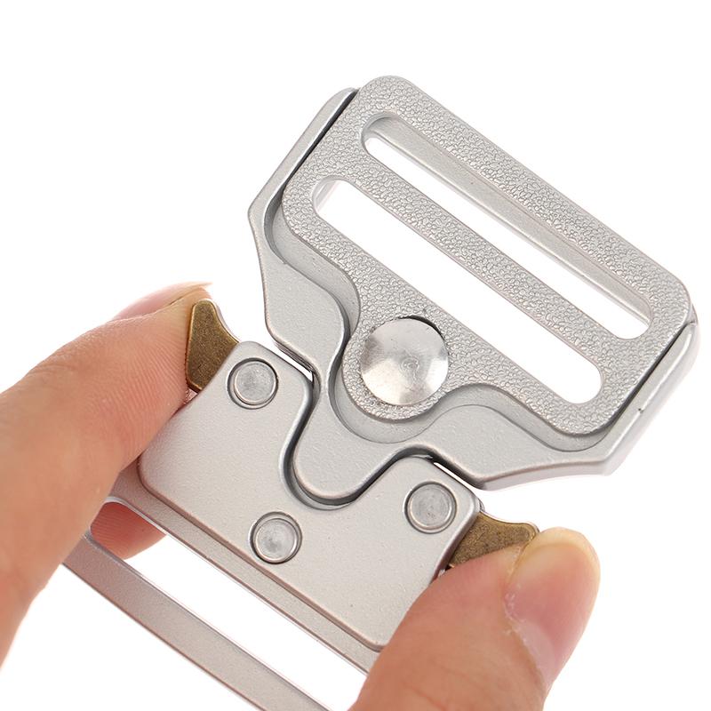 1Pc Durable Metal Belt Buckle Quick Side Release Clasp For Diy Bag Luggage Outdoor Backpack Strap Belt Webbing Leather Crafts