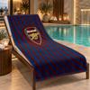 Beach Towel with Arsenal Design, Quick Dry Lightweight Towel for Swimming Pool Travel
