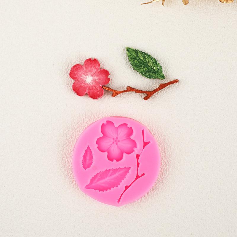 Plum Blossom Silicone Cake Mold Cupcake Fondant Mold Cake Decorating Tools Chocolate Gumpaste Mould Resin Clay Candy Mold