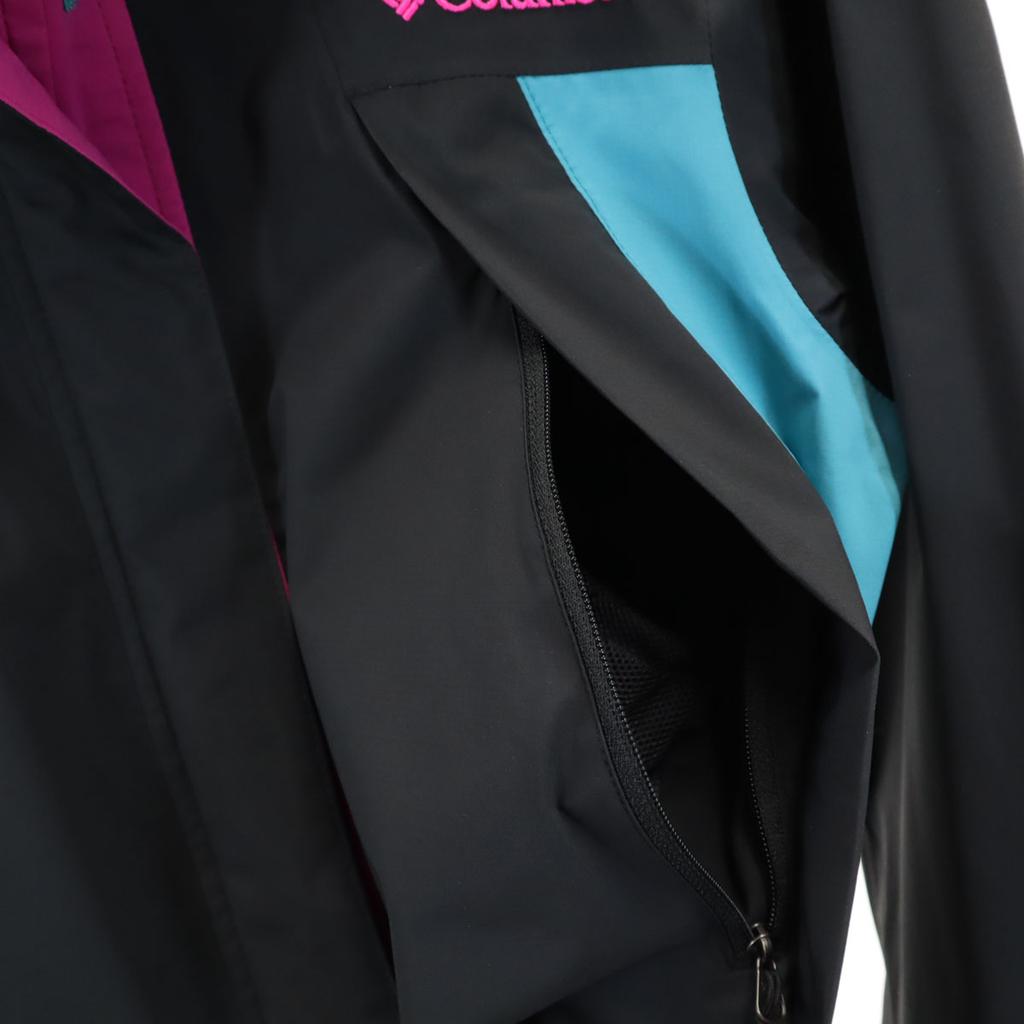 Columbia Нейлоновая куртка M Черная Водонепроницаемая Для улицы Женская Б/У