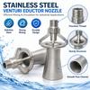 Stainless Steel Tank Mixing Eductor Bell Mouth Jet Mixing Nozzle  Electrophoretic Coating