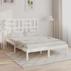 VidaXL Bed Frames White Solid Wood 120x200 Cm 3105946