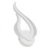 LED Wall Light Flame Shaped Simple Design Acrylic Aluminum Alloy Wall Sconce for Study Corridor