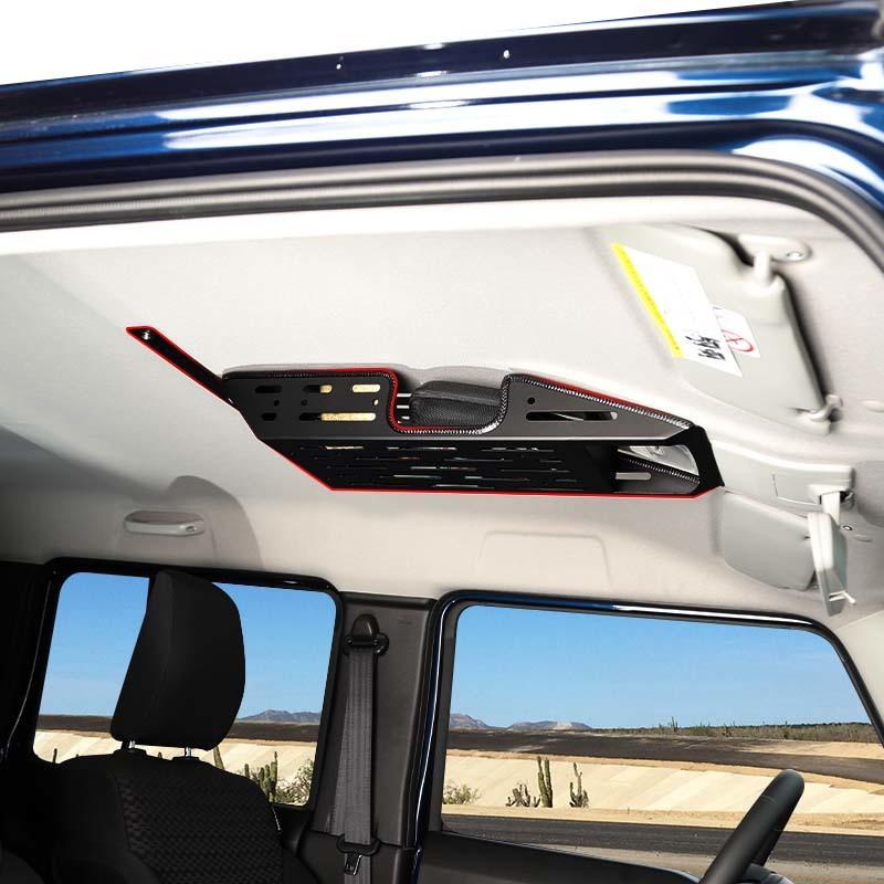 Верхний багажник на крышу, полка для хранения багажа для Suzuki Jimny 2019, 4-дверная версия, аксессуары для интерьера ( Алюминиевый сплав)