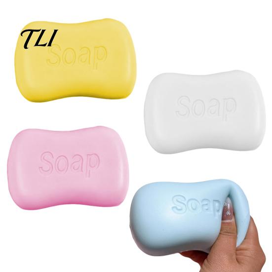 Squeezable Soap Toy Simulation Stress Relief Toy, Sensory Fidget Office Desk Soft Stretchy Pinch for Home and Use Relaxation Hand