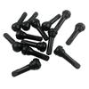 TR413 TR414 Snap-In Tire Valve Stems Short Black Rubber Car Bike Wheel Tire Tyre Aluminium Valve Core