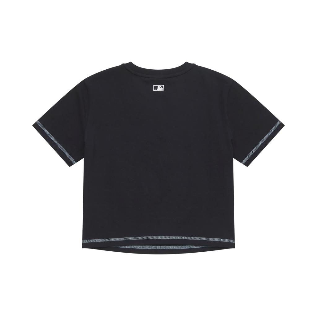 New MLB New York Yankees Basic Collection SS25 T Shirt Women's Black 3FTSB0453-50BKS