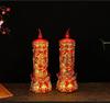 Electric Buddha & God of Wealth Candle Lamp: Plug-in, Everlasting Light, Home Decor for Attracting Wealth and Treasures.