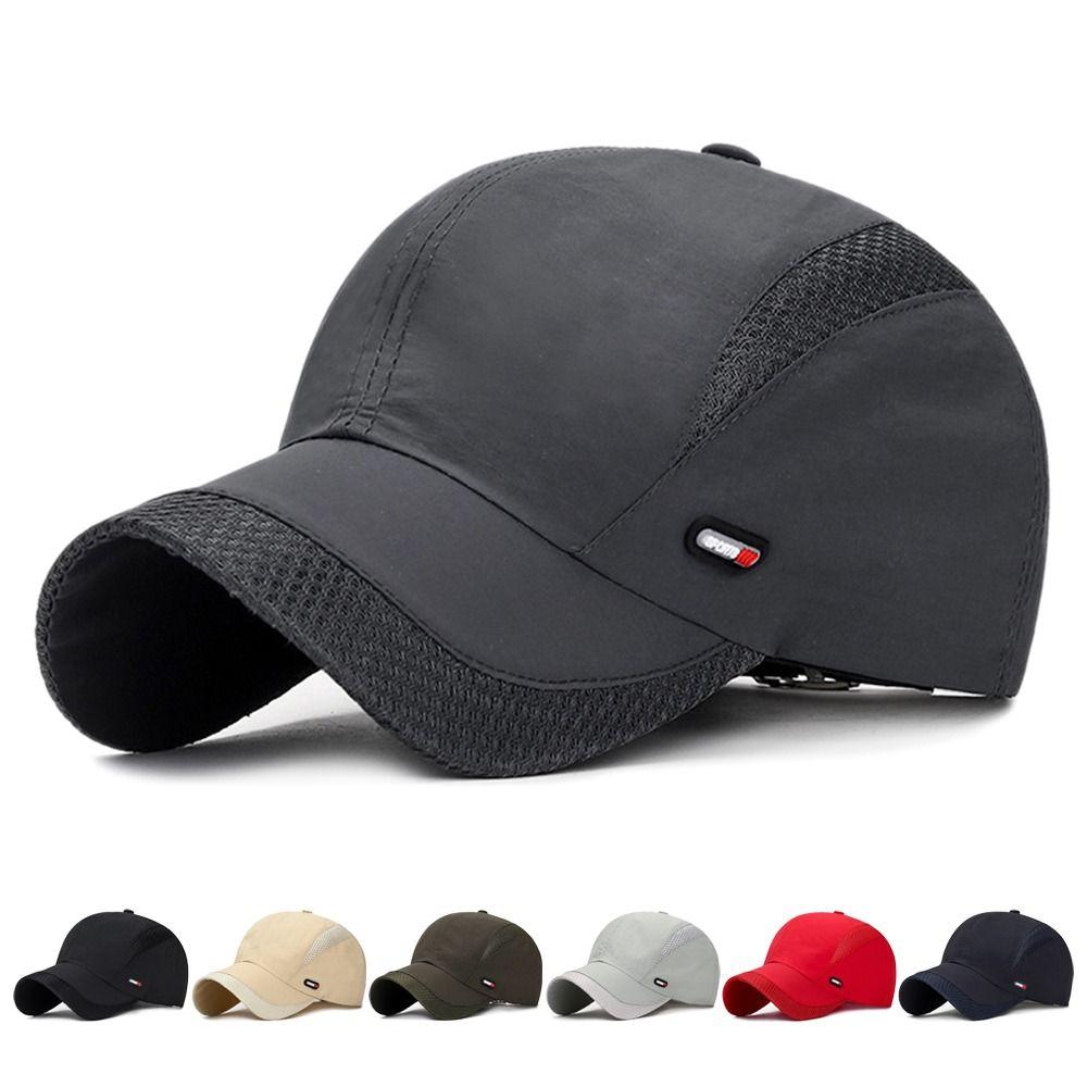 Waterproof Quick Dry Outdoor Space Sun Hat Mesh Baseball Cap Snapback Hats