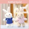Hoodie Bunny Plush Keychain Toy Doll Cute Gift For Kids And Backpack Decoration