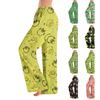 Pajama Pants, Sleepwear, Casual Drawstring Elastic Waist Pants, Comfortable Straight-leg Loose Pants