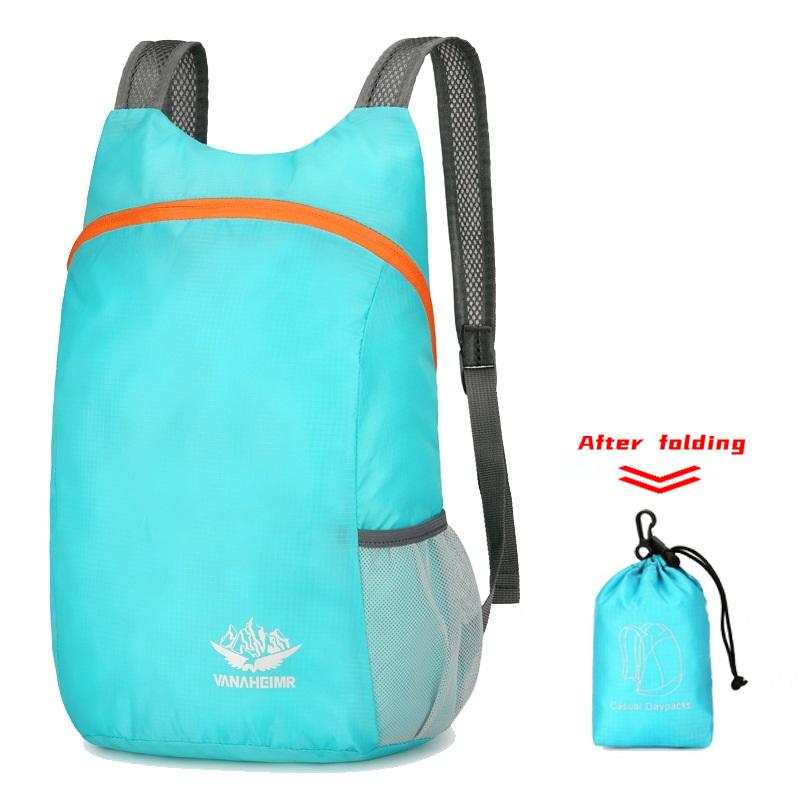 Backpack for Travel, Folding, Hiking, Outdoor, Lightweight, Water-resistant, Multi-functional, Men's and Women's Sports Backpack