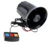 12V Car Alarm Horn Loud Sound Waterproof Dustproof 3 Tones Strong Voice for Motorcycle