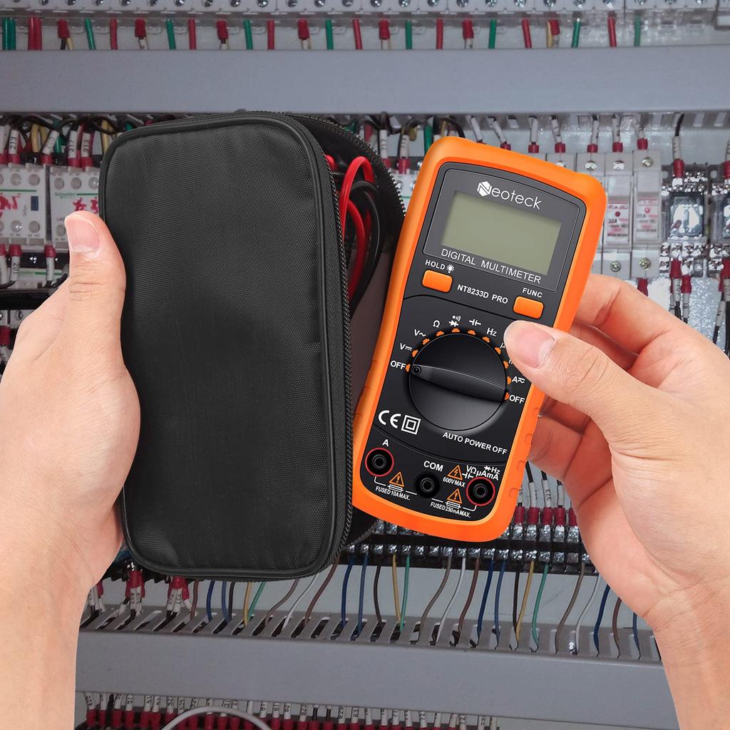 Neoteck Digital Continuity Capacitor Alligator Clip Japanese Instruction Manual Batteries Included Multimeter, Voltage, Current, Resistance, Check,