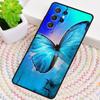Синий Чехол-бабочка для телефона Samsung Galaxy note 10 pro S26 Ultra S23 S24 FE S25 S21 S22 PLUS противоударный Чехол