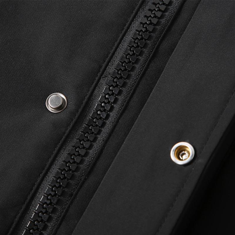 Модное зимнее мужское пальто больших размеров 5XL-12XL с капюшоном, водонепроницаемое, повседневное, свободного кроя, толстое, теплое, оверсайз, верхняя одежда, мужские куртки