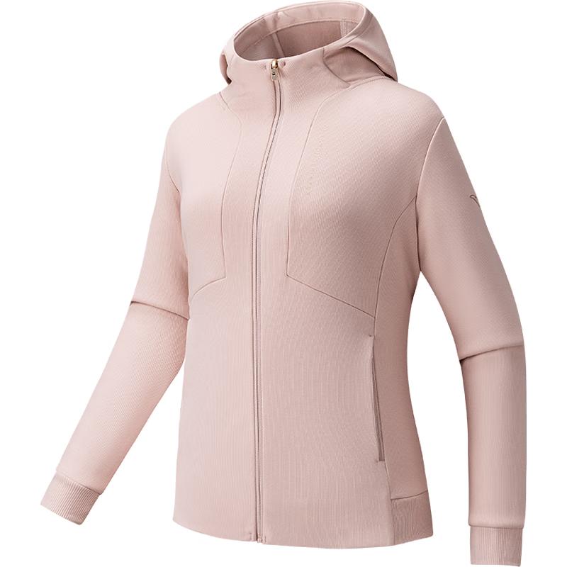 Anta Женский зимний спортивный кардиган с капюшоном, легкий в уходе, теплый