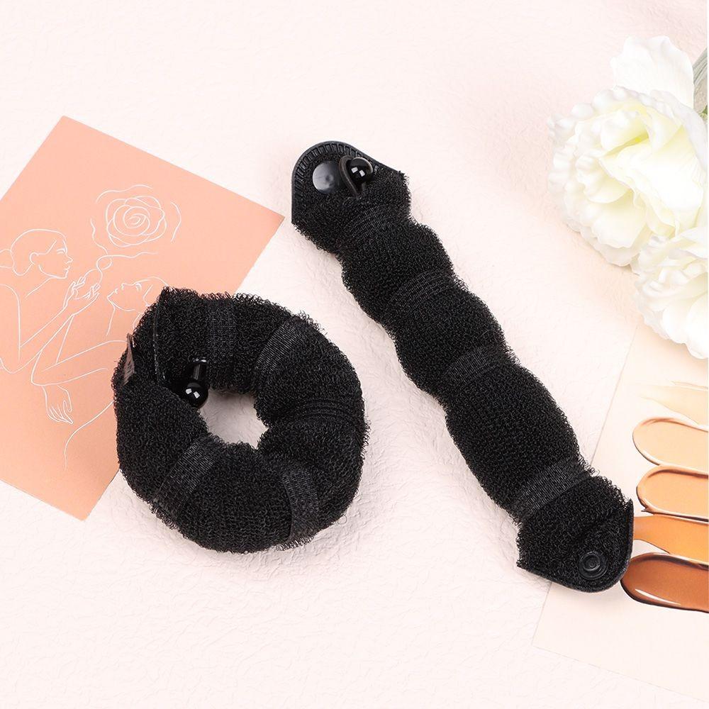 DIY Donut Bun Maker Durable Foam Sponge Bun Shaper Fashion Meatball head hair maker Women