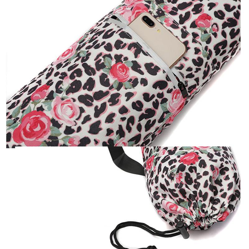 Yoga Mat Bag Carrier Adjustable Shoulder Strap Printing Portable for Fitness Sports