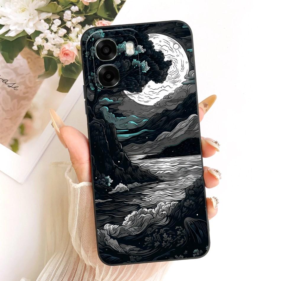 For OPPO A6X A6 A6T Pro 4G 5G 2026 Fashion Dusk Beach Painting Phone Case For Oppo A6 A6x A6t Soft Silicone Covers Bumpers