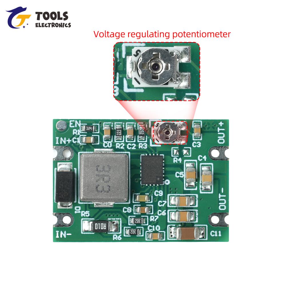 Регулируемый Buck-Boost модуль DC 3-20V на 1.2-18V Регулятор напряжения для литиевой батареи Солнечный источник питания с защитой