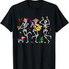 Men Funny Skeleton Dancing Guitar Pinata Cinco De Mayo T-Shirt
