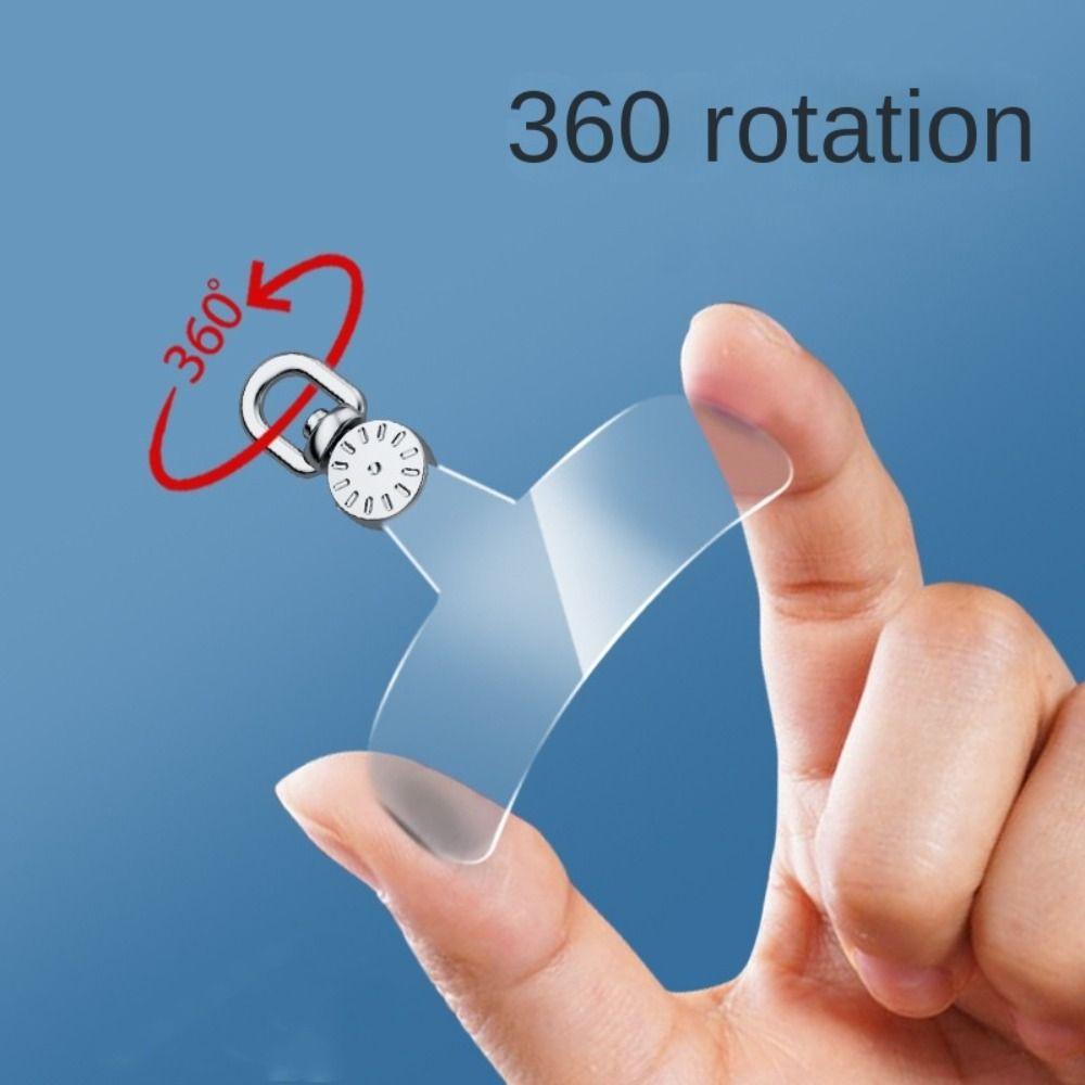 Hanging Cord Metal Phone Patch 360° Rotatable Phone Card Clip Phone Lanyard Gasket Replacement