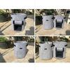 Non-Woven Felt Grow Bag Large Diameter Potato Planting Bag Seedlings Growing Bucket with Window for Vegetables Strawberries