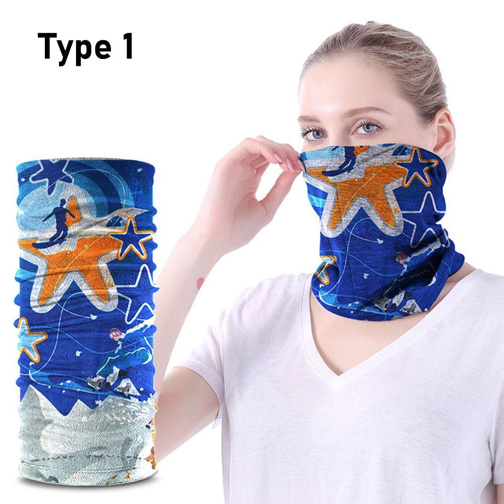 UV Protection Magic Neck Scarf Shield Mask Printing Cycling Scarfs New UV Face Mask Men Women