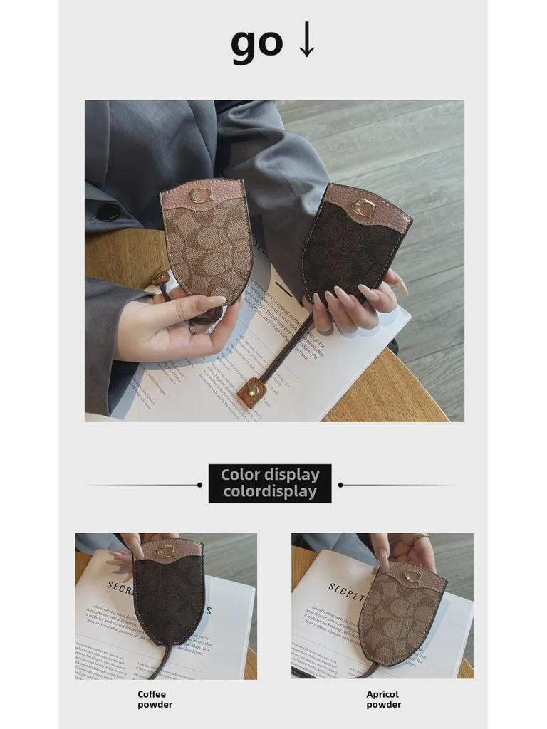 Стильная женская ретро-многофункциональная сумка для ключей с держателем для пульта дистанционного управления и зажимом для брелока