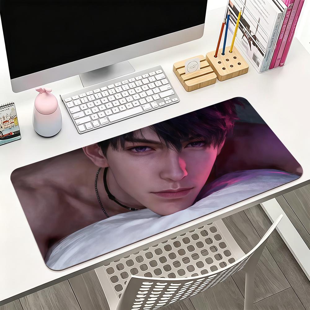 Игровой Коврик для Мыши Love and Deepspac Caleb Квадратный Офисный Игровой Коврик для Стола Водонепроницаемый Нескользящий Резиновый Декоративный